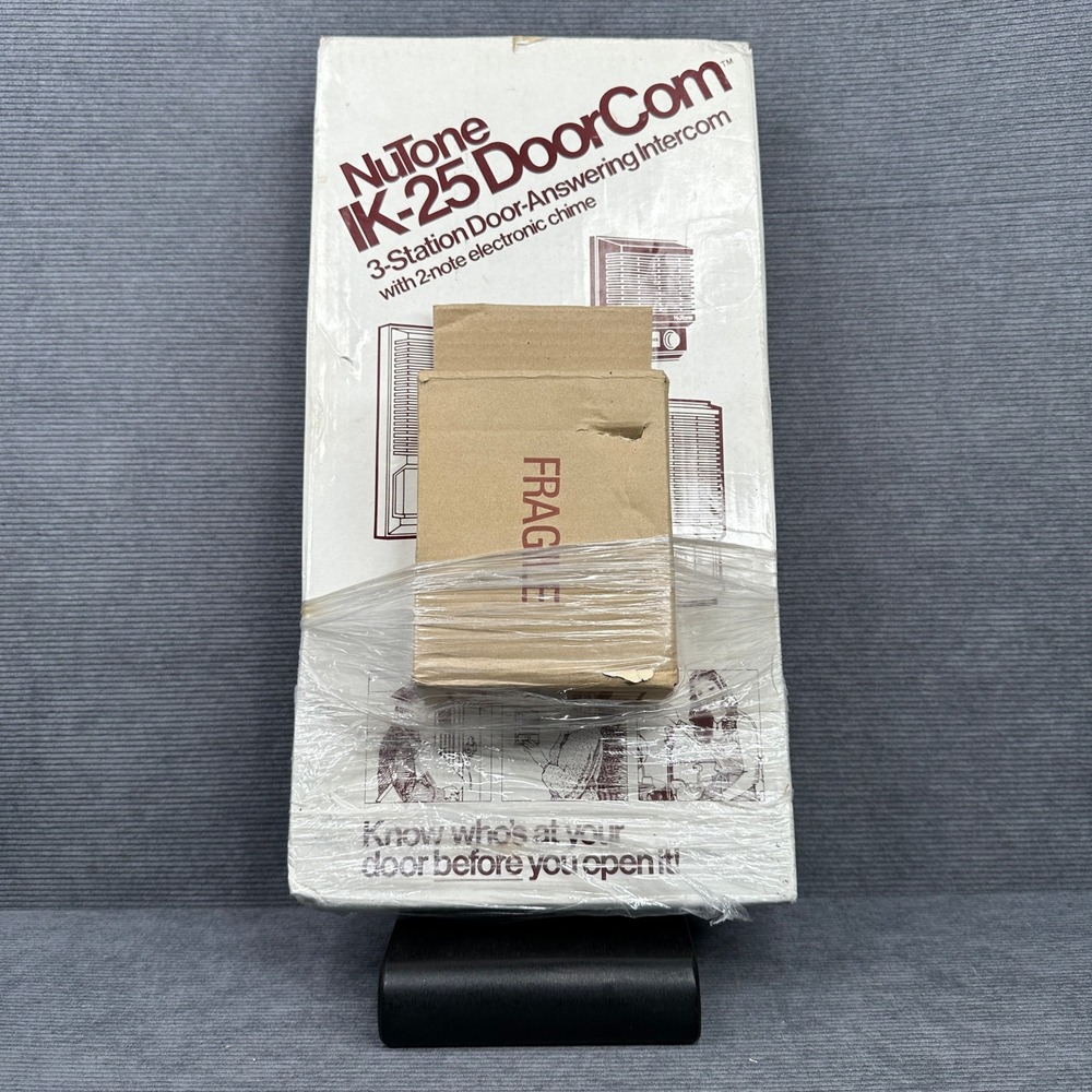 NuTone IK-25 DoorCom 3-Station Intercom System with Doorbell and Transformer Y2k